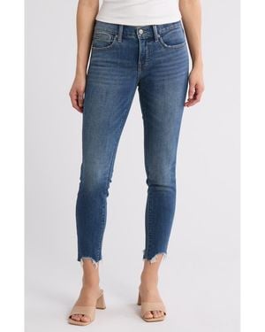 Lucky Brand Ava Raw Hem Skinny Jeans - Blue