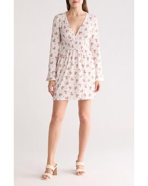 Go Couture Bell Sleeve Dress - Multicolor
