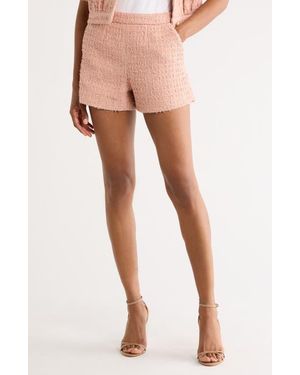 L'Agence Ashton Tweed Shorts - Pink