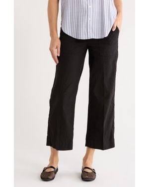 Frank & Eileen Wexford Wide Leg Pants - Black