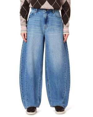 Scotch & Soda The Wide Balloon High Waist Balloon Leg Jeans - Blue