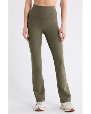 Beyond Yoga Practice Space Dye High Waist Pants - Green