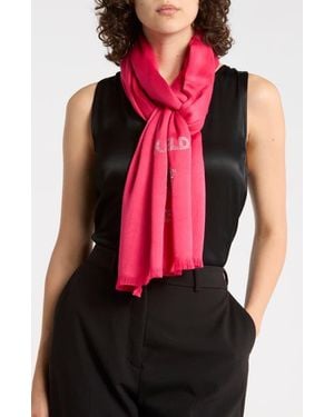 KARL LAGERFELD Krystal Sunglasses Pashmina - Red