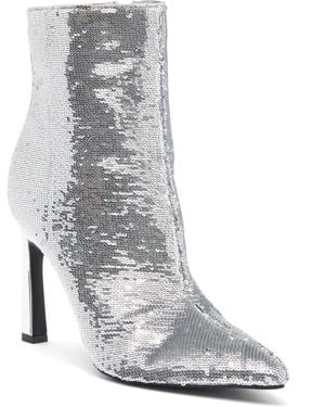 Nine West Balize Pointed Toe Bootie - Gray