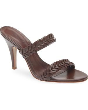 SCHUTZ SHOES Cipri Slide Sandal - Brown