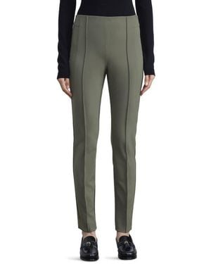 Lafayette 148 New York Gramercy Acclaimed Stretch Pants - Green