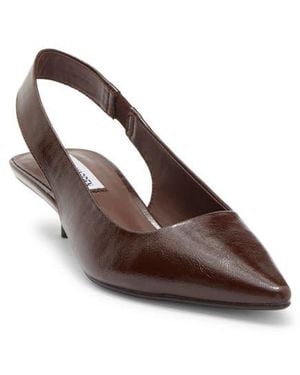 Steve Madden Leilany Pointed Toe Slingback Pump - Brown