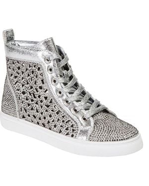 Lady Couture New York High Top Sneaker - Gray