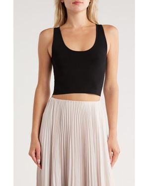 A.L.C. Cleo Scoop Neck Tank - Black