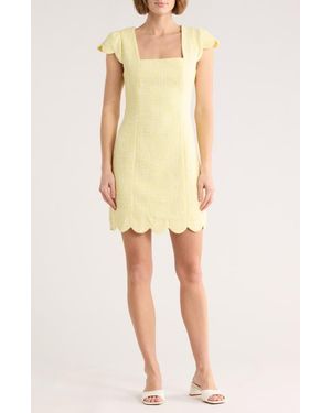 Lilly Pulitzer Maisley Bouclé Shift Dress - Yellow