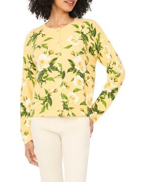 Cece Floral Cardigan - Yellow