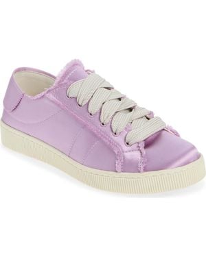 Pedro Garcia Persy Satin Lace-Up Sneaker - Purple