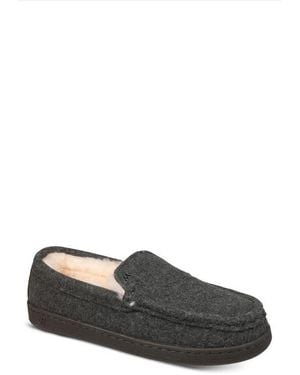 Mykos Harrison Faux Shearling Lined Moc Slipper - Gray