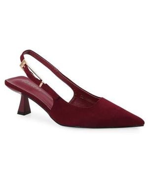 BERNESS Cassandra Kitten Heel Pump - Red