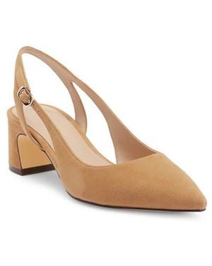 Stuart Weitzman Simona Slingback Pump - Natural