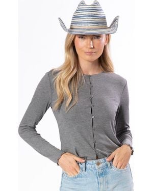 San Diego Hat Cattleman's Crease Cowboy Hat - Gray