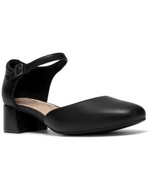 Clarks Iridessa Ankle Strap Pump - Black