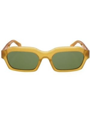 Retrosuperfuture 56Mm Sqaure Sunglasses - Yellow