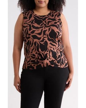 Sanctuary Twisted Front Tank - Brown