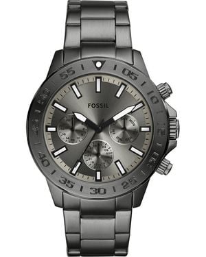 Fossil Bannon Multifunction Bracelet Watch, 45Mm - Metallic