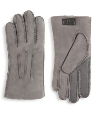 UGG Genuine Shearling Tech Gloves - Gray