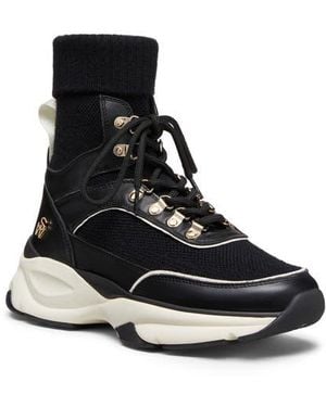 Stuart Weitzman High Top Sneaker - Black