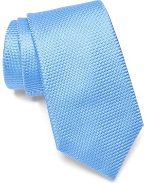 Ted Baker Underhill Stripe Silk Blend Tie - Blue
