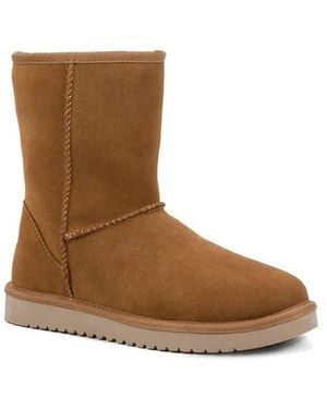 UGG Classic Faux Shearling Short Boot - Brown