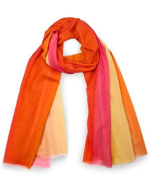 Saachi Summer Gradient Scarf - Orange