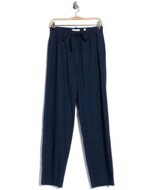 Vince Tie Front Pull-On Pants - Blue