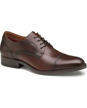 Johnston & Murphy Hawthorn Cap Toe Derby - Brown