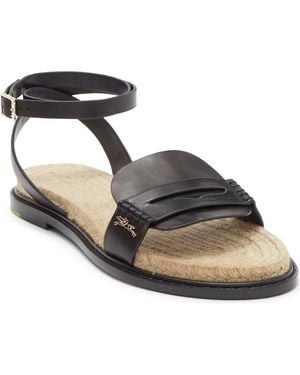 Longchamp Jute Sandal - Black