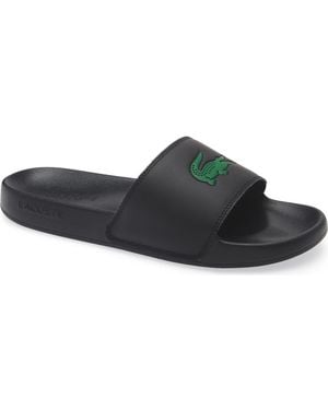 Lacoste Serve Slide Sandal - Black