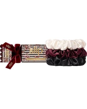 Slip Pure Silk Large Scrunchie Set - Brown