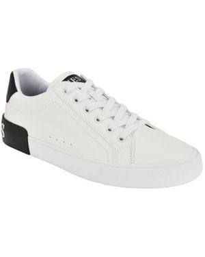 Guess Pancho Faux Leather Sneaker - White