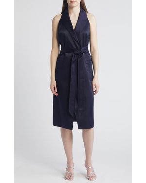Ted Baker Terrud Sleeveless Satin Sheath Dress - Blue