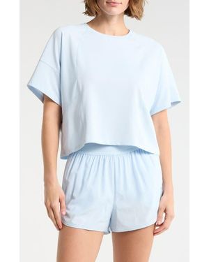 Marika Mabel Crop T-Shirt - Blue