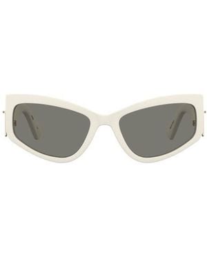 Moschino 59Mm Cat Eye Sunglasses - White