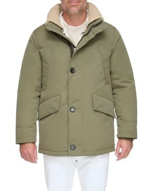 Andrew Marc Wittstock Waxed Insulated Jacket - Green
