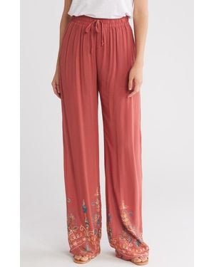 Forgotten Grace Embroidered Drawstring Pants