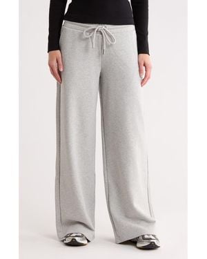 Off-White c/o Virgil Abloh Wide Leg Sweatpants - Gray