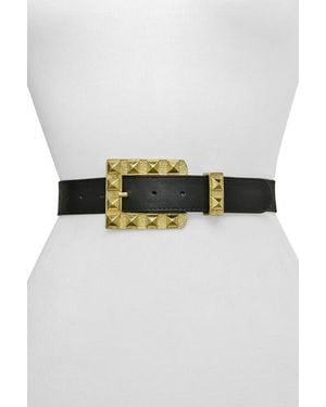 Raina Rai Square Buckle Belt - Black