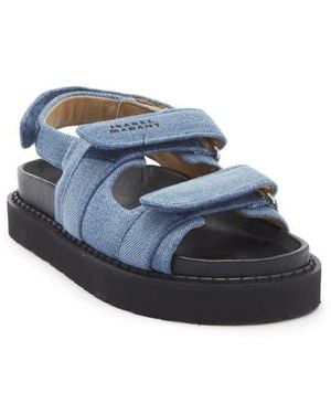 Isabel Marant Madee Platform Sandal - Blue