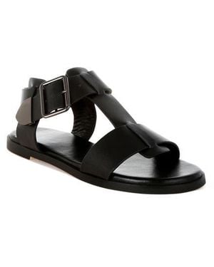 Rag & Co Shayla Gladiator Flat Sandal - Black