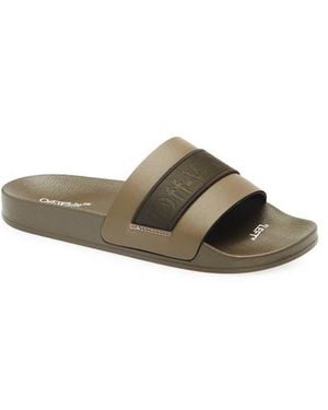 Off-White c/o Virgil Abloh Industrial Belt Slide Sandal - Green