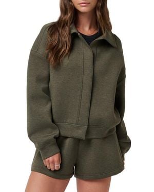 Travis Mathew Cloudscape Button-Up Jacket - Green