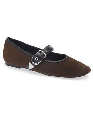 3.1 Phillip Lim Mary Jane Flat - White