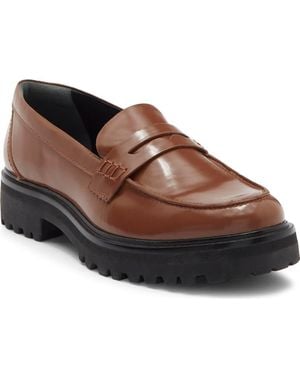 Reformation Agathea Chunky Loafer - Brown