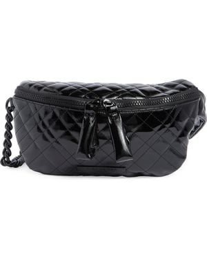 Kurt Geiger Brixton Drench Leather Belt Bag - Black