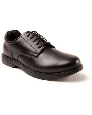 Deer Stags Leather Lace-Up Derby Oxfords - Black